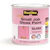 Rustins Quick Dry Small Job Paint Gloss Candy Pink 250ml | 8.5 Fl. Oz.