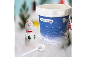 DOIAZ Instant Snow Fake Snow Powder - Makes 12 Gallons of Artificial Snow for Winter Decoration, Village Displays, Holiday DIY Crafts and Fake Snow Play and Great for Cloud Slime