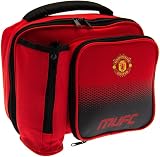 Manchester United Fade Lunch Bag Official Brand 270mm 210mm Open Width Height view 2