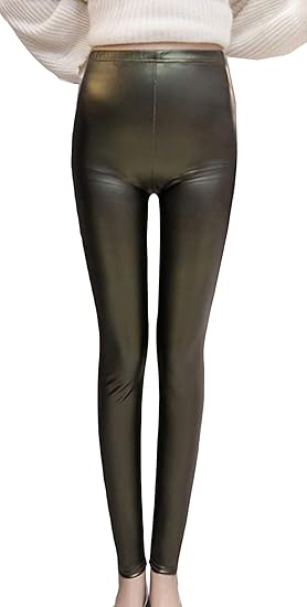Amazon Baluote スキニーパンツ レディース レザー Pu パンツ スリム ロングパンツ レギンス ズボン 細身 レギンス ペンシル パンツ 黒 ロングパンツ レギンス ズボン 防寒 レギンス スパッツ 通販