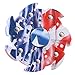 DSSY Round American Flag Fidget Hand Toy Fingertip Spinner Stress Relief Anxiety Relief Toy Camo Color (Multicolor 03)