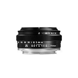 TTArtisan 25mm F2 Wide-Angle APS-C Camera Lens