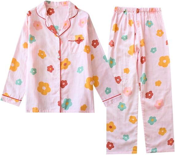 Amazon レディース ルームウェア 二重ガーゼ パジャマ 綿100 長袖 可愛い 花柄 春夏秋 上下セット 部屋着 柔らかい 通気性 寝間着 ナイトウエア ガールズ おしゃれ M Xl パジャマ ルームウェアセット 通販 Amazon レディース ルームウェア 二重ガーゼ パジャマ 綿100 長袖 可愛い 花柄 春夏秋 上下セット 部屋着 柔らかい 通気性 寝間着 ナイトウエア ガールズ おしゃれ M Xl パジャマ ルームウェアセット 通販