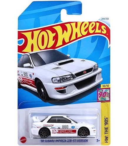 ミニカー Hot Wheels 1999 Subaru Impreza rlc Mini GT 1:64 Subaru Impreza WRC98 1999 Rally Tour de Corse