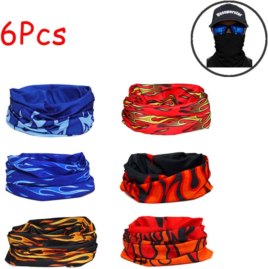 Ussuperstar Outdoor Wide Wicking Headband Seamless Headwear Bandana Scarf 6-10