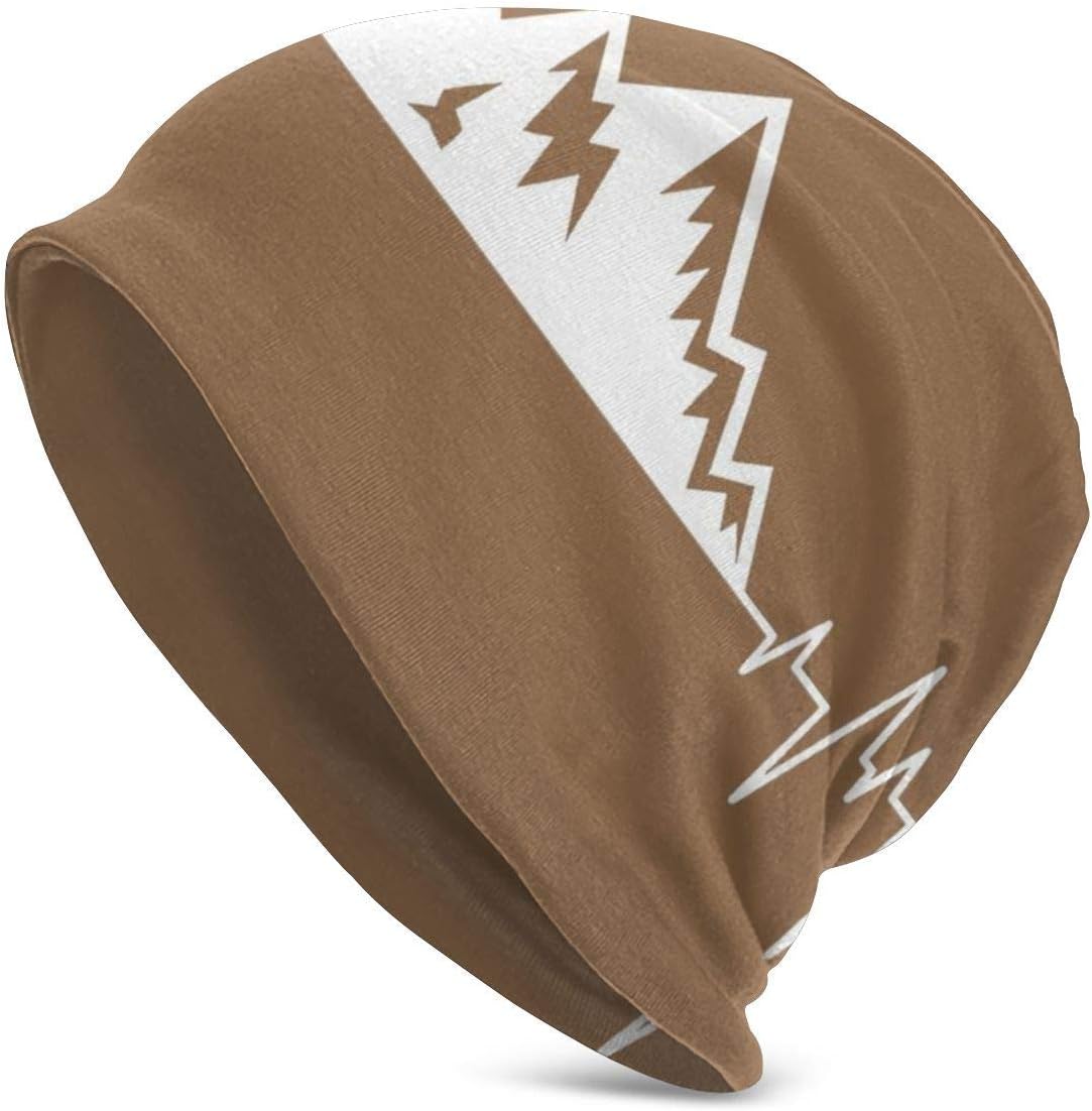 Pizeok Fashion Woolen Cap for Men Women, Mountain Bike Heartbeat Beanie