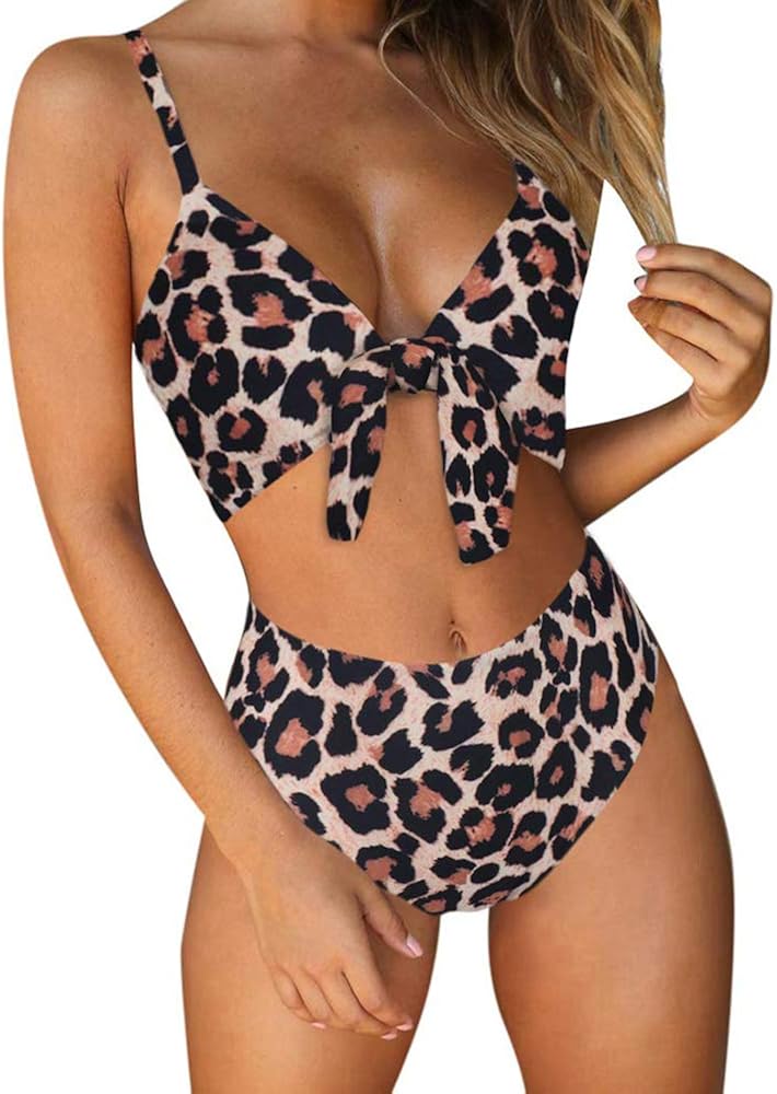 leopard print womens swimsuits