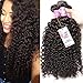 Brazilian Curly Virgin Hair Weave 3 Bundles Unprocessed Human Hair Extensions Natural Color Can Be Dyed and Bleached (20 22 24inches)