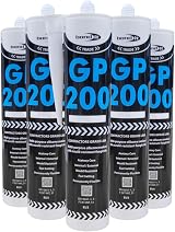 Bond It GP200 Clear Silicone Sealant 10 Pack Mould Resistant Bathroom view 1