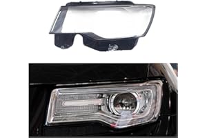 Passenger Side Headlight Housing Compatible For Jeep Grand Cherokee 2014~2021 Car Transparent Lampshade Lens Lampcover Headla
