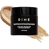 DIME Beauty Whipped Exfoliating Mask, Face Scrub and Cleanser, Lactic Acid and Salicylic Acid Scrub, 2 oz / 60 ml