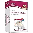 New Grade 9-1 GCSE AQA Spanish: Vocabulary Revision Question Cards: perfect for catch-up and the 2022 and 2023 exams (CGP GCSE Spanish 9-1 Revision)