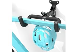 Housolution Bike Wall Mount - [1 Pack] EVA Foam Padded up to 48.5 lbs, Carbon Steel, Valve Mechanism, Heavy-Duty Adjustable Bike Wall Hanger for Road, Mountain and Hybrid Bikes, Garage & Apartment