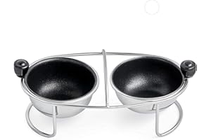 Eggssentials Egg Poacher Insert Stainless Steel Poached Egg Cooker Eggs Poaching Cup PFOA Free Egg Poachers Nonstick, 6.25" Rack Compatible with Skillet Instant Pot Pressure Cooker, 2 Poached Cups