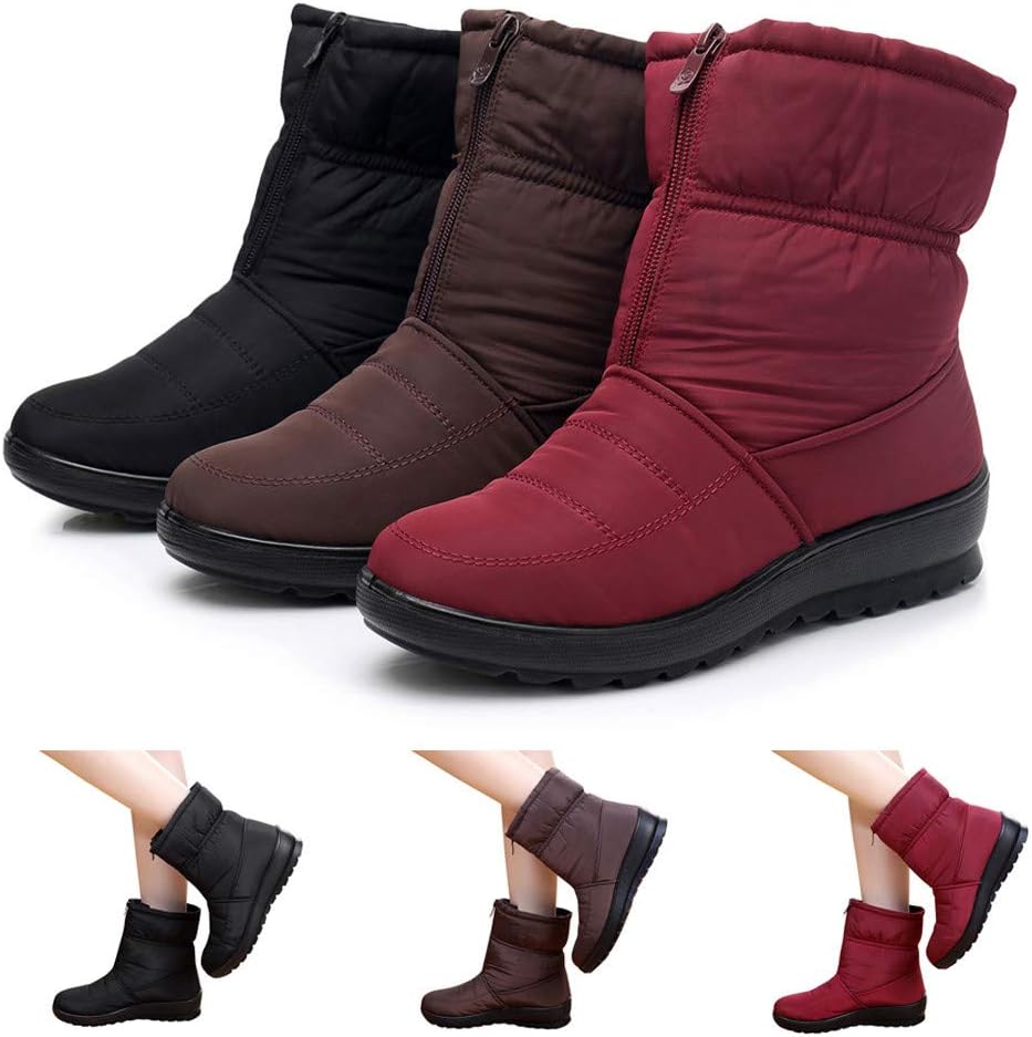 Outtop(TM) Women Winter Snow Boots Ladies Waterproof Footwear Warm Short Martain Booties Shoes