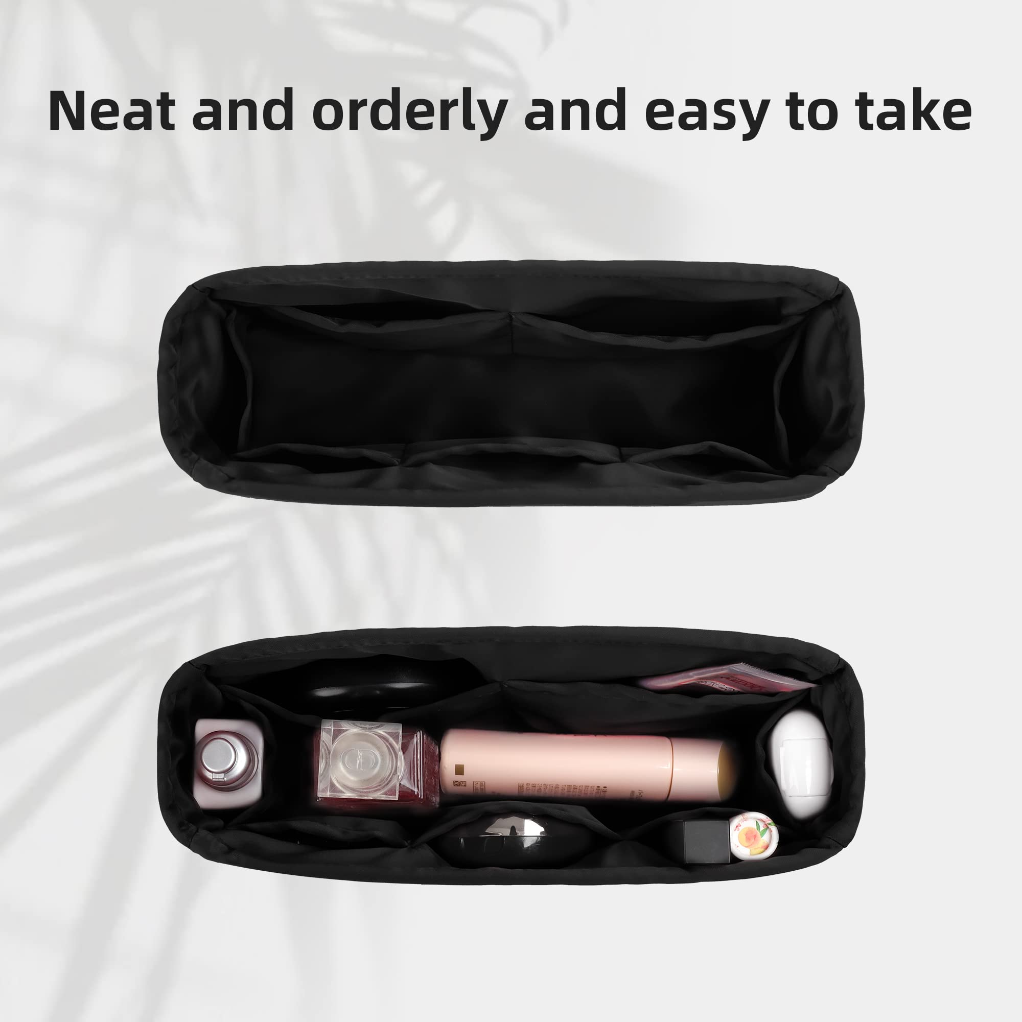 DGAZ Silky Purse Organizer Insert For Chanel Leboy Bags, Luxury Handbag & Tote Organizer, Simplicity bag organizer (Back,New Medium 28)