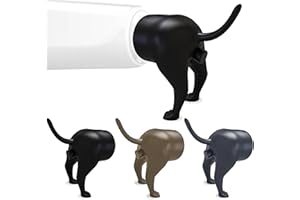 CHAMBOM Gag Gifts - White Elephant Gifts, 3Pcs Pooping Dog B*tt Toothpaste Topper, Funny White Elephant Gift Ideas, Fun Dog Toothpaste Dispenser, Toothpaste Squeezer, Gag Gifts for Family Friends