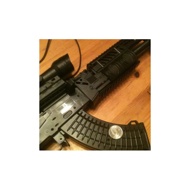 spring powered fps 300 ak 47l ris assault rifle airsoft gun with bi pod airsoft rifle(Airsoft