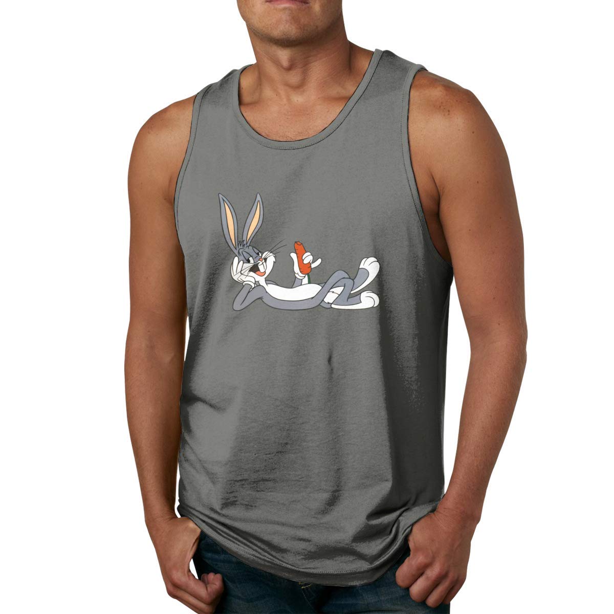 Macwe Bugs Bunny Looney Tunes S Workout Sleeveless Tank Top Summer Sport Shirts