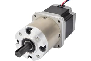 STEPPERONLINE 15:1 Planetary Gearbox Nema 23 Stepper Motor 2.8A for DIY CNC Mill Lathe Router