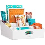 YouCopia Kitchen Cabinet Pantry ShelfBin Packet & Snack Bin Organizer, Large, White