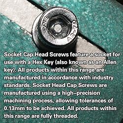 Fullerkreg m3 x 10mm Socket Head Cap Screws, Allen