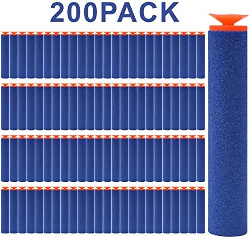 FUCAS Refill Darts 200PCS Universal Suction Darts for Nerf N-strike Elite