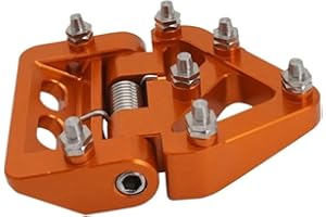 CNC Rear Folding Brake Pedal Step Plate Tip 6061 Aluminum Stainless Steel for KTM 125-450 XC/XCF/SX/SXF 2016 125-500 XC/XCF/X