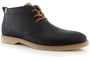 Ferro Aldo Mens Casual Mid-Top Desert Chukka Ankle Boots