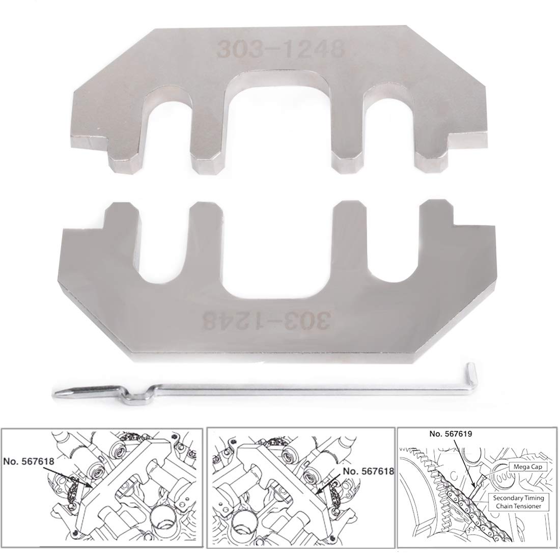 Automotive TOPNEW EN48383 EN46105 GM Camshaft Retaining Holding Tools