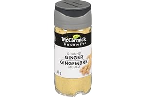 McCormick Gourmet (MCCO3), New Bottle, Premium Quality Natural Herbs & Spices, Ground Ginger, 30g