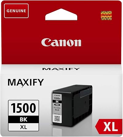 Canon PGI-1500XL Black Ink Cartridge - 35ml, 1200 Pages, MAXIFY MB2350