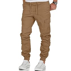 Side Snap Mens Sweatpants Cotton Carolina