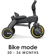 Doona Liki Baby Trike S1 Slate Green Foldable Tricycle with Canopy view 7