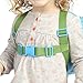 Nuby Quilted Baby Backpack with Safety Harness,Pink Hearts