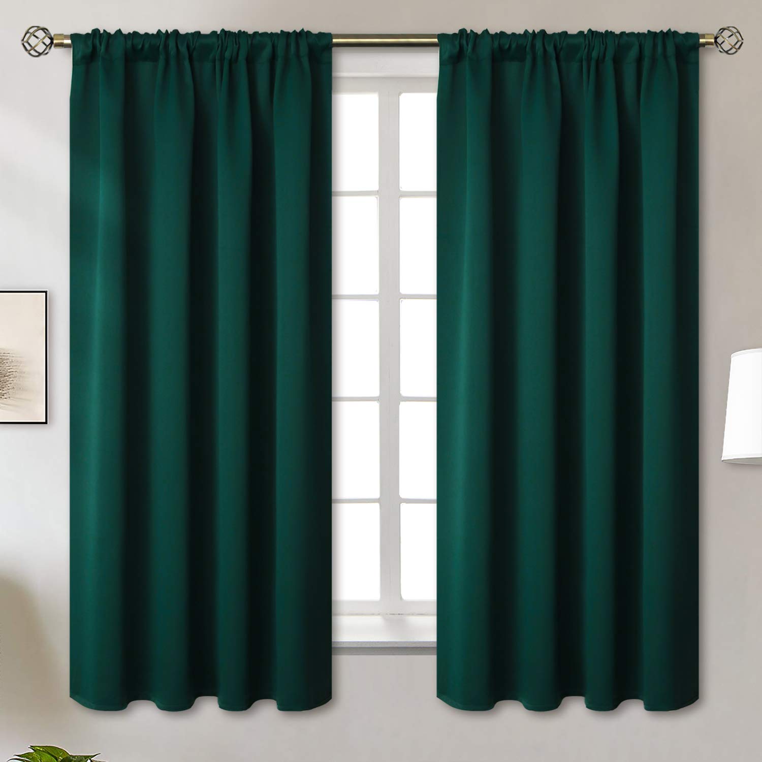 Best emerald living room curtains