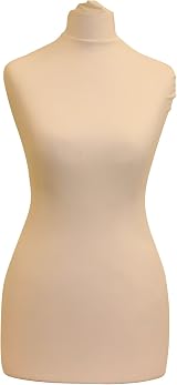 Ace of Space Female Tailors Dummy 6/8 Cream with Lightwood Stand view 4