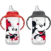 NUK Learner Cup, 10 Ounce, 2 Pack, Disney, Mickey &amp; Minnie