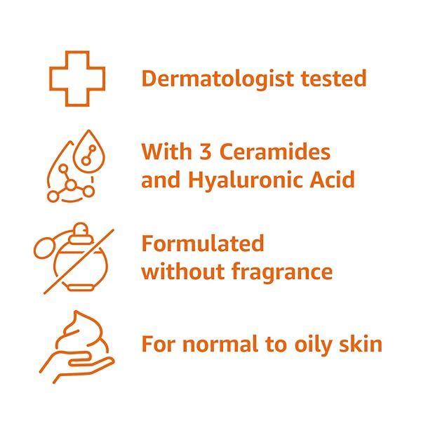 AMAZON BASICS FOAMING FACIAL CLEANSER WITH CERAMIDES & HYALURONIC ACID, FRAGRANCE-FREE, 12 FL OZ, PACK OF 1