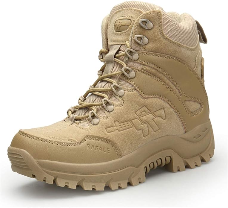 Ziiaowoaicl Botas militares de invierno para hombre, calidad especial táctica de combate del