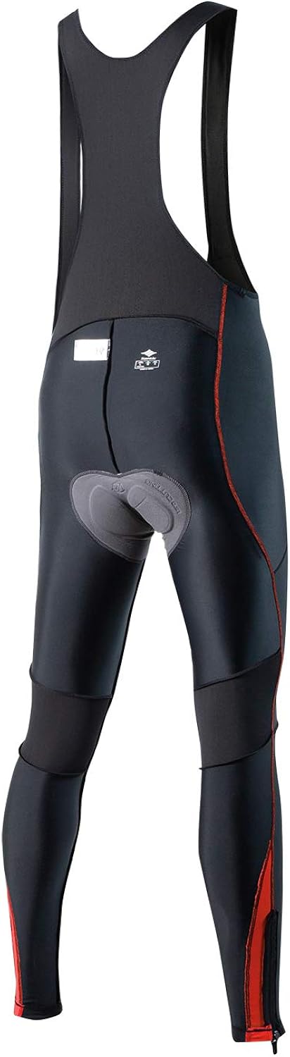 Santic Cycling Bibs Pants Mens Long Tights 3D Padded Bike Legging: Clothing
