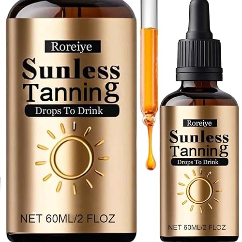 Tanning Drops To Drink - Drinkable Tanning Drops - Drink Your Tan Sunless for body - 60ml (1 Bottle)