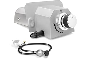 SearCook Gas Burner Attachment for Ooni Karu 12 Pizza Oven, Gas Converter Accessories for Ooni Fyra 12, Gas Burner Replacement Parts for Pizza Oven