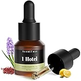 Essential Oil & Aromatherapy Diffuser Oils by The 1 Hotel Scent - Pepper, Lemon, Patchouli Notes. Premium 15mL Glass Dropper Bottle for Ultrasonic/Waterless Diffusers, Crafting 5-Star Hotel Fragrance