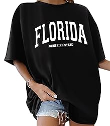 ORANDESIGNE Women’s Oversized Florida Letter