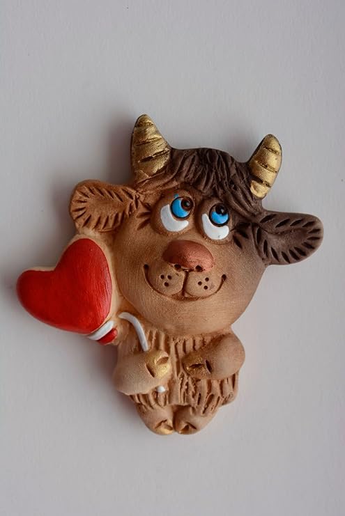 Imán para nevera de Arcilla Nanny Goat: Amazon.es: Hogar