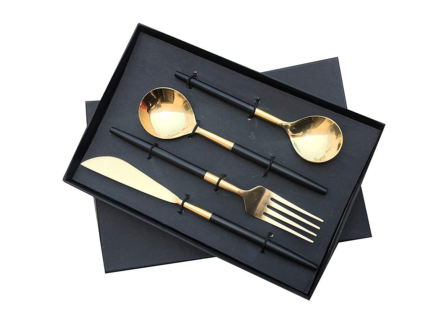 Luxury kitchenware Home Decor Stainless Steel Dining Cutlery Set of 4
