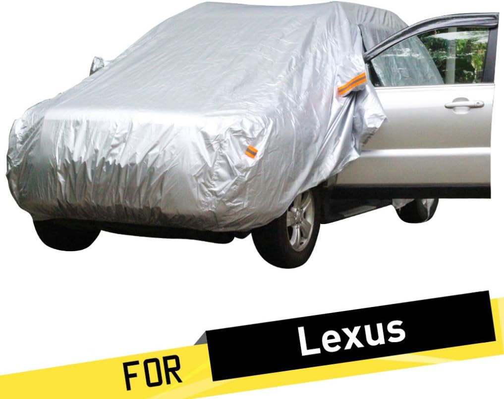 OLEEKA-EU Auto Car Cover Rain Sun Snow Protector Cover with Adjustable Buckle for Lexus NX NX200t NX309h RX Etc