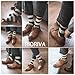 RioRiva Mens Dress Socks Mid Calf Crew Tube Socks for Business Grey Black Navy,MSK44 - Pack of 5,One Size