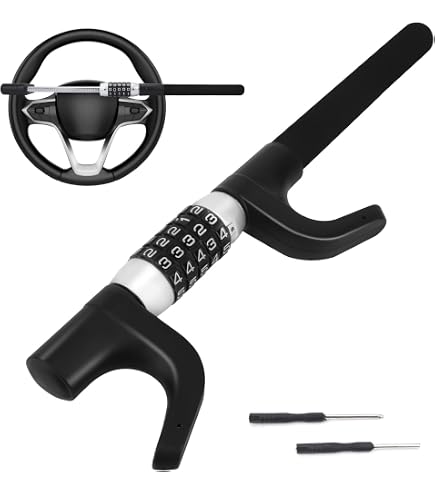 Combination Code Vehicle Lock The Club Steering Wheel Lock - Keyless ...